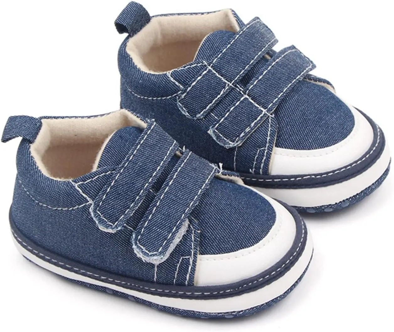 Newborn Sneakers Walking Shoes Infant Sticky Straps Bottom Soft Sole Double Baby Casual Toddler Shoes