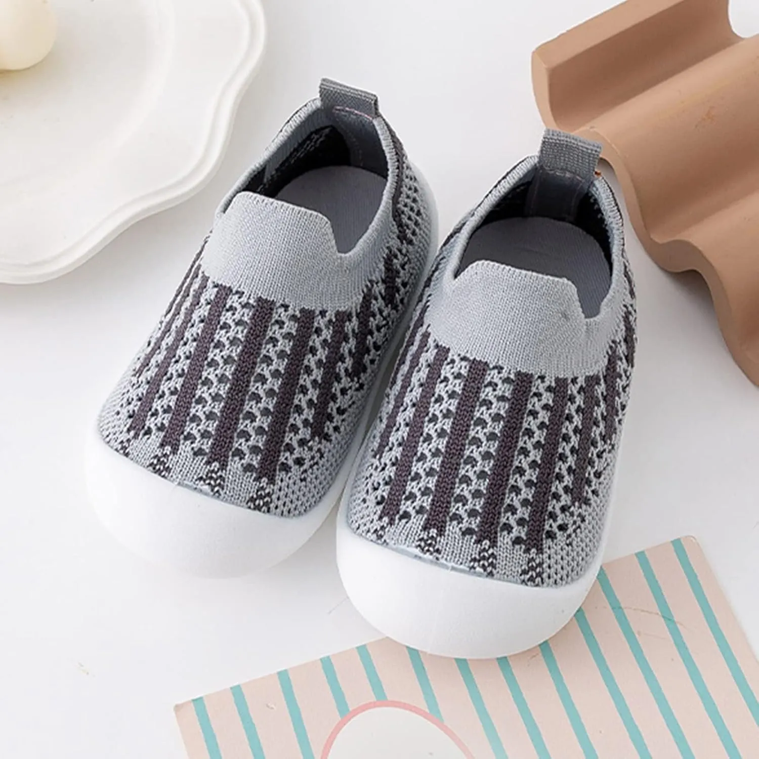 Outdoor Shoes for Toddler Infant Toddler Shoes Mesh Slip On Socks Shoes Soft Sole Non Slip Wear Out Toddler Shoes