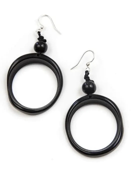 Rings of Life Earrings by Tagua