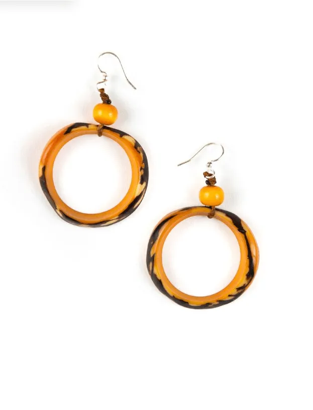 Rings of Life Earrings by Tagua