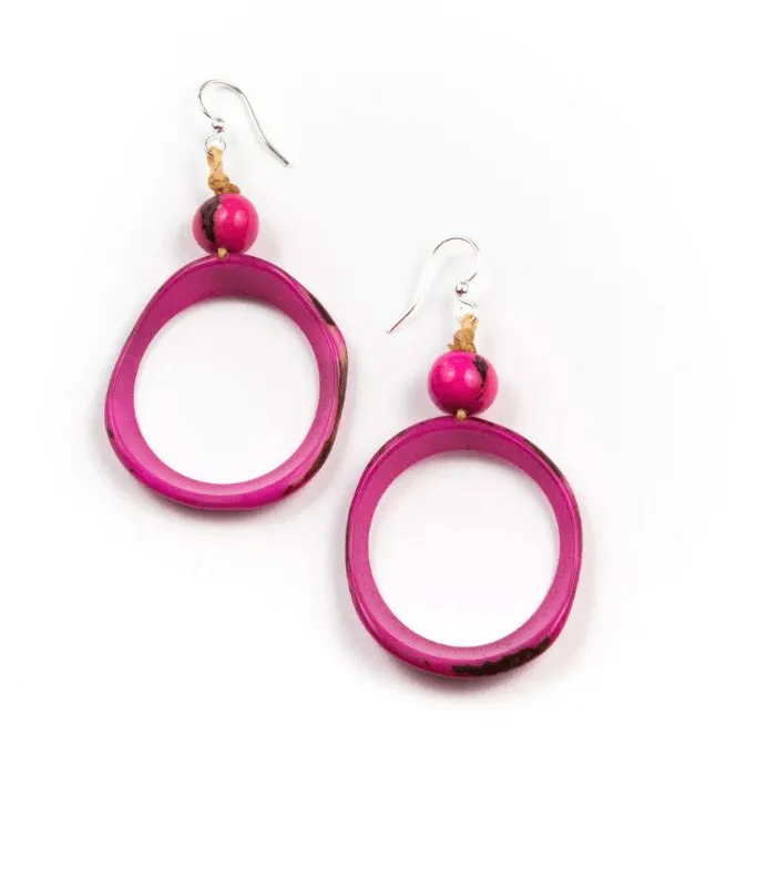 Rings of Life Earrings by Tagua
