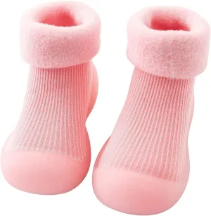 Robe And Slippers Boys Kids Toddler Baby Boys Girls Solid Warm Knit Soft Sole Rubber Summer Slippers for Toddler Boys
