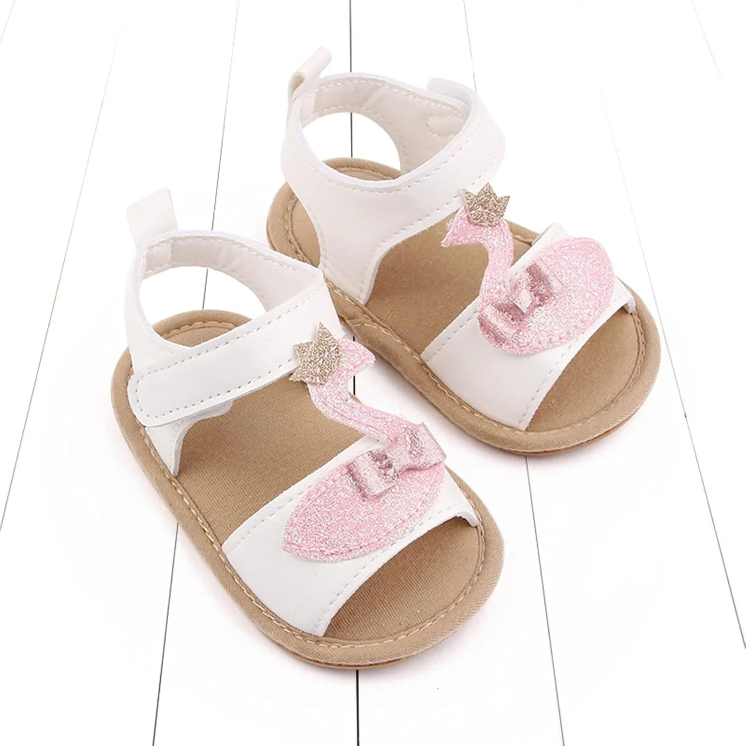 Rubber Summer Flat Baby Shoes Non-Slip Sandals Boys Sole Soft Girls Walking Baby Shoes Girls Sandals