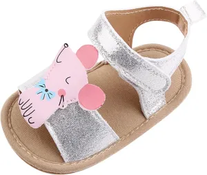 Rubber Summer Flat Baby Shoes Non-Slip Sandals Boys Sole Soft Girls Walking Baby Shoes Girls Sandals