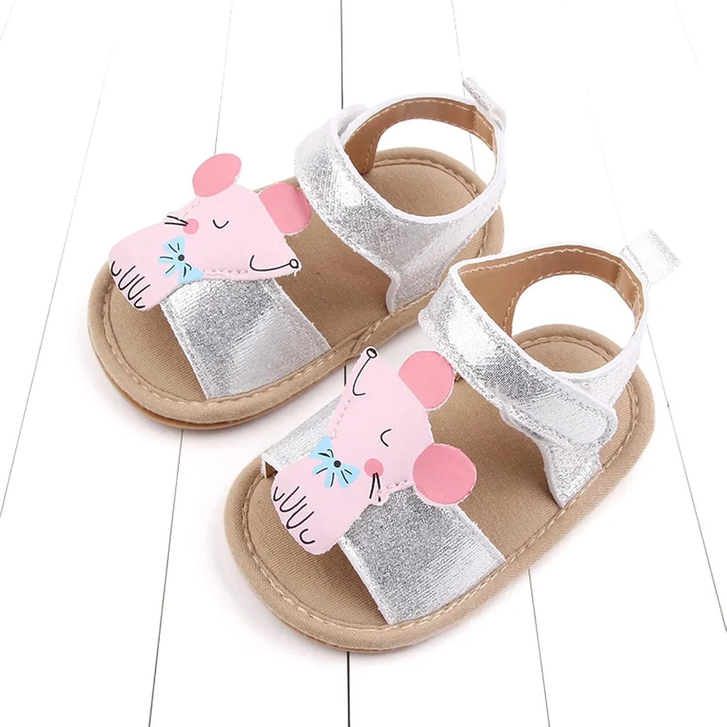 Rubber Summer Flat Baby Shoes Non-Slip Sandals Boys Sole Soft Girls Walking Baby Shoes Girls Sandals