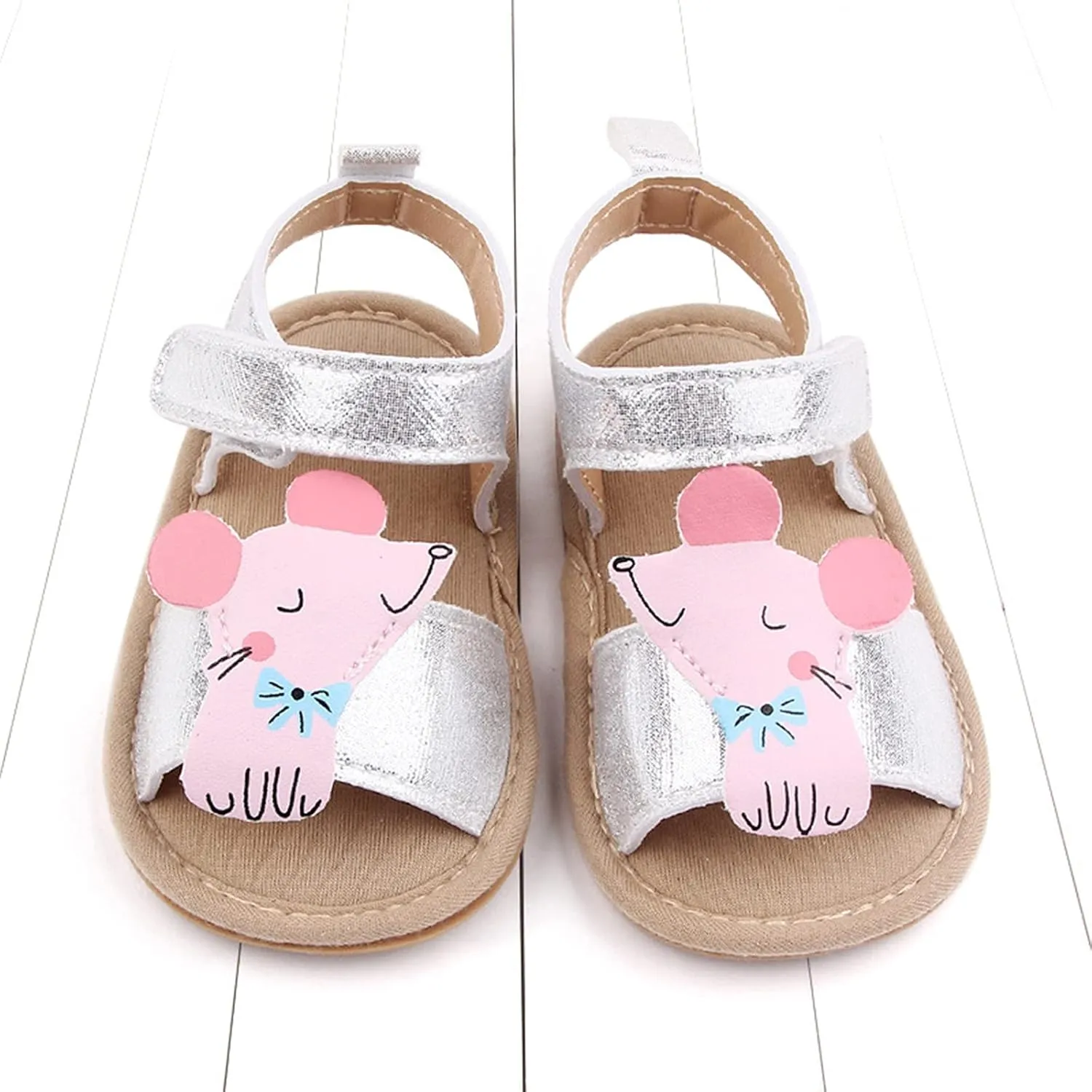 Rubber Summer Flat Baby Shoes Non-Slip Sandals Boys Sole Soft Girls Walking Baby Shoes Girls Sandals