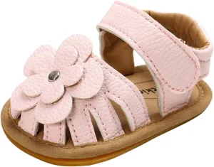 Rubber Walking Non-Slip Flat Baby Flower Boys Sandals Sole Shoes Girls Soft Baby Shoes Water Shoe Toddler Girl