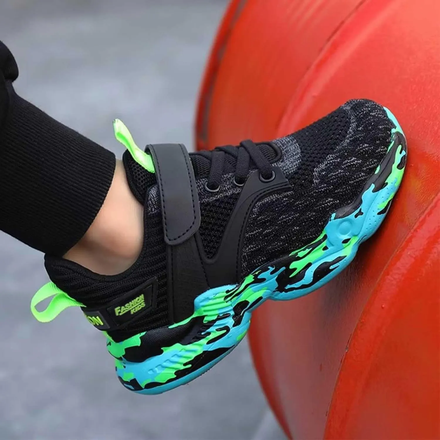 Running Shoes Kids Girl Boy Fashion Sneaker One Strap Breathable Athletic Sport Shoes (Toddle&Little Kid&Big Kids)