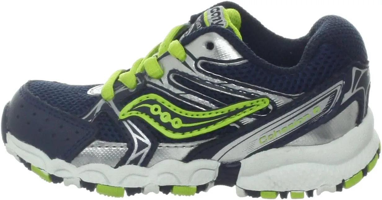 Saucony Boys Baby Cohesion Lace Running Shoe (Toddler)