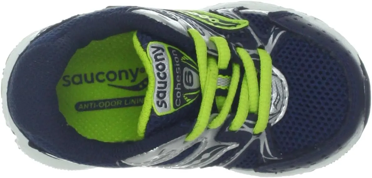 Saucony Boys Baby Cohesion Lace Running Shoe (Toddler)