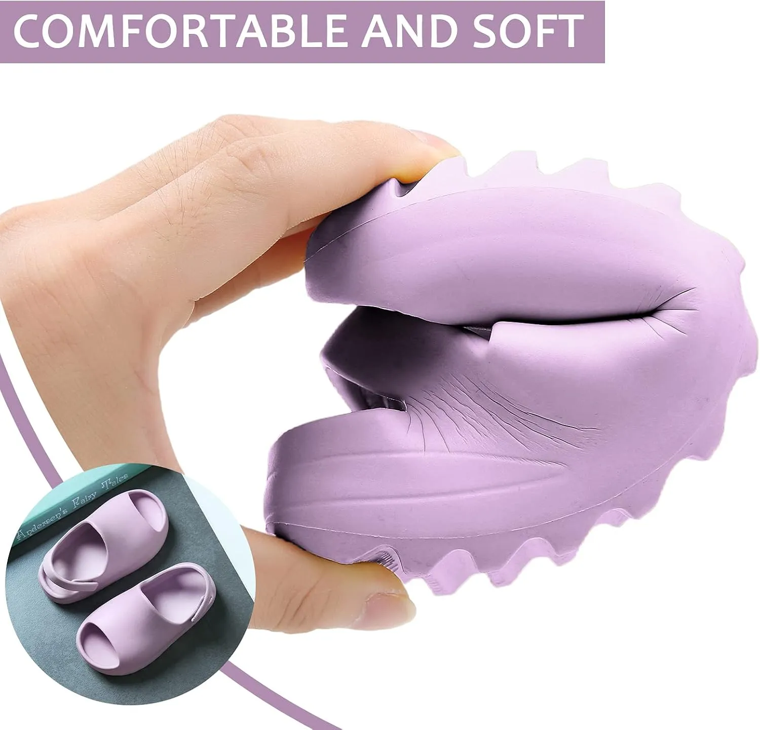 SEAUR - Toddler Little Kids Slides Sandals Girls Summer Sandals Boys Shower Anti-slip Slippers Baby Indoor Outdoor Slippers