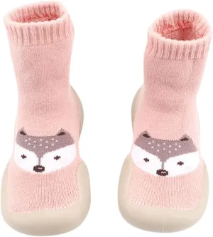 Simple Shoes Elastic Baby Indoor Shoes Walkers First Socks Cartoon Toddler Soft Infant Shoes Kids Boys Toddler