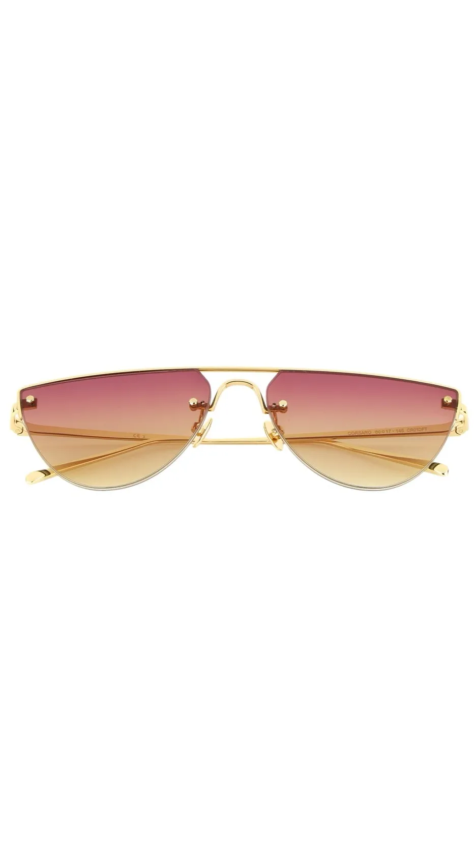 Spektre " Gold & Gradient Bordeaux " Eyewear