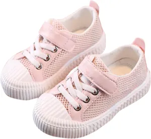 Spring and Summer New Mesh Rubber Sole Non Slip Children's Cute Casual Sports Shoes Girls Size 5