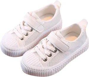 Spring and Summer New Mesh Rubber Sole Non Slip Children's Cute Casual Sports Shoes Girls Size 5