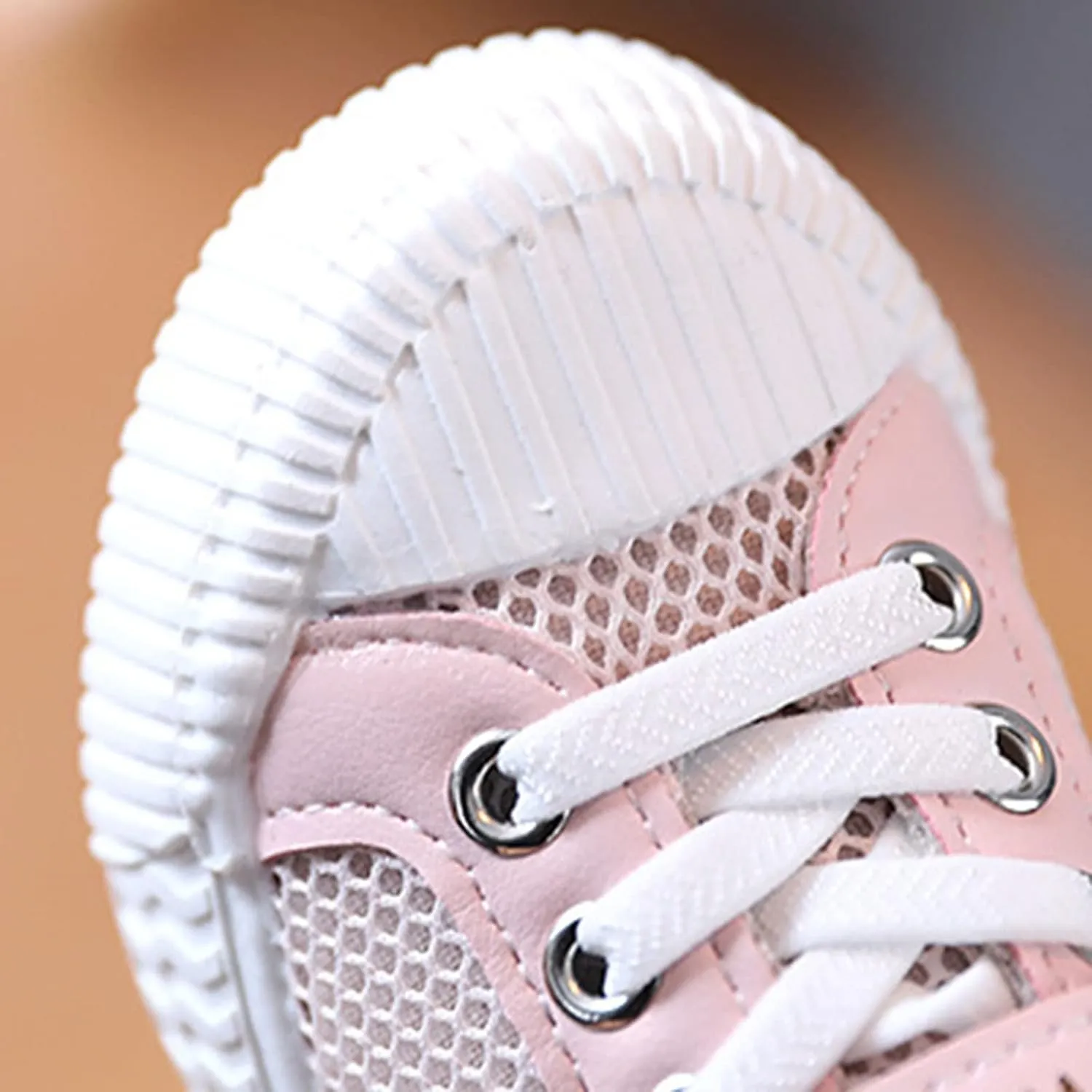 Spring and Summer New Mesh Rubber Sole Non Slip Children's Cute Casual Sports Shoes Girls Size 5