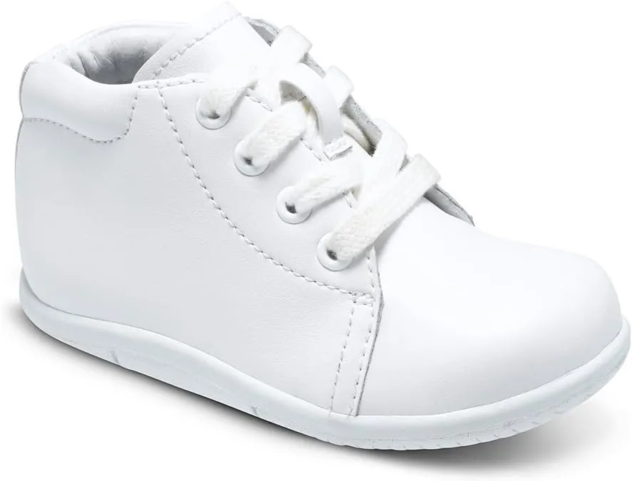 Stride Rite baby-girls SRTech Elliot Bootie, White, 4.5 X-Wide Toddler