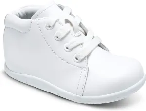 Stride Rite baby-girls SRTech Elliot Bootie, White, 4.5 X-Wide Toddler