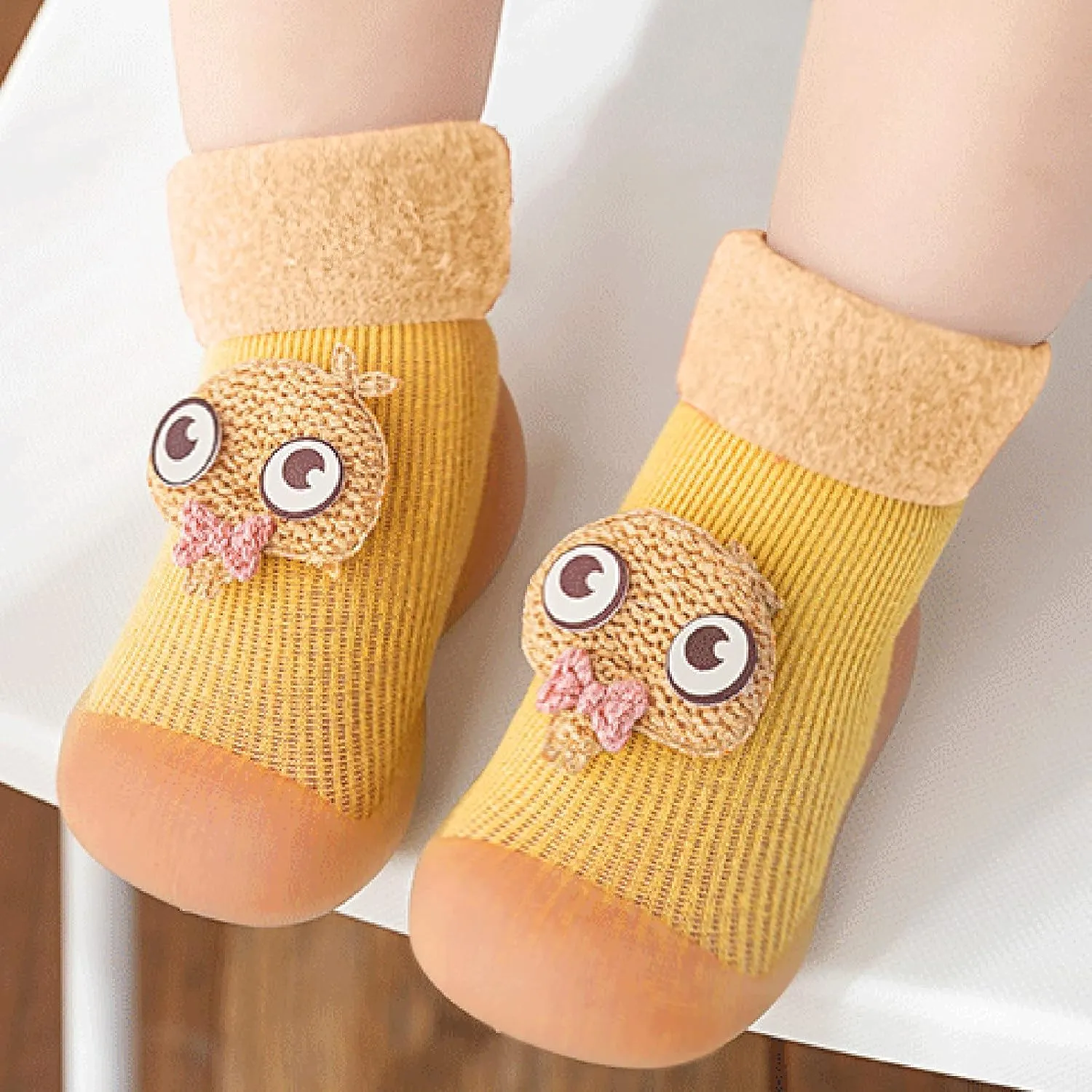 Strike Ride Shoes Girls Sole Socks Solid Girls Baby Kids Rubber Boys Warm Soft Knit Stocking Slipper Shoes Toddler Baby Shoes Toddler Boy Sandals Size 13
