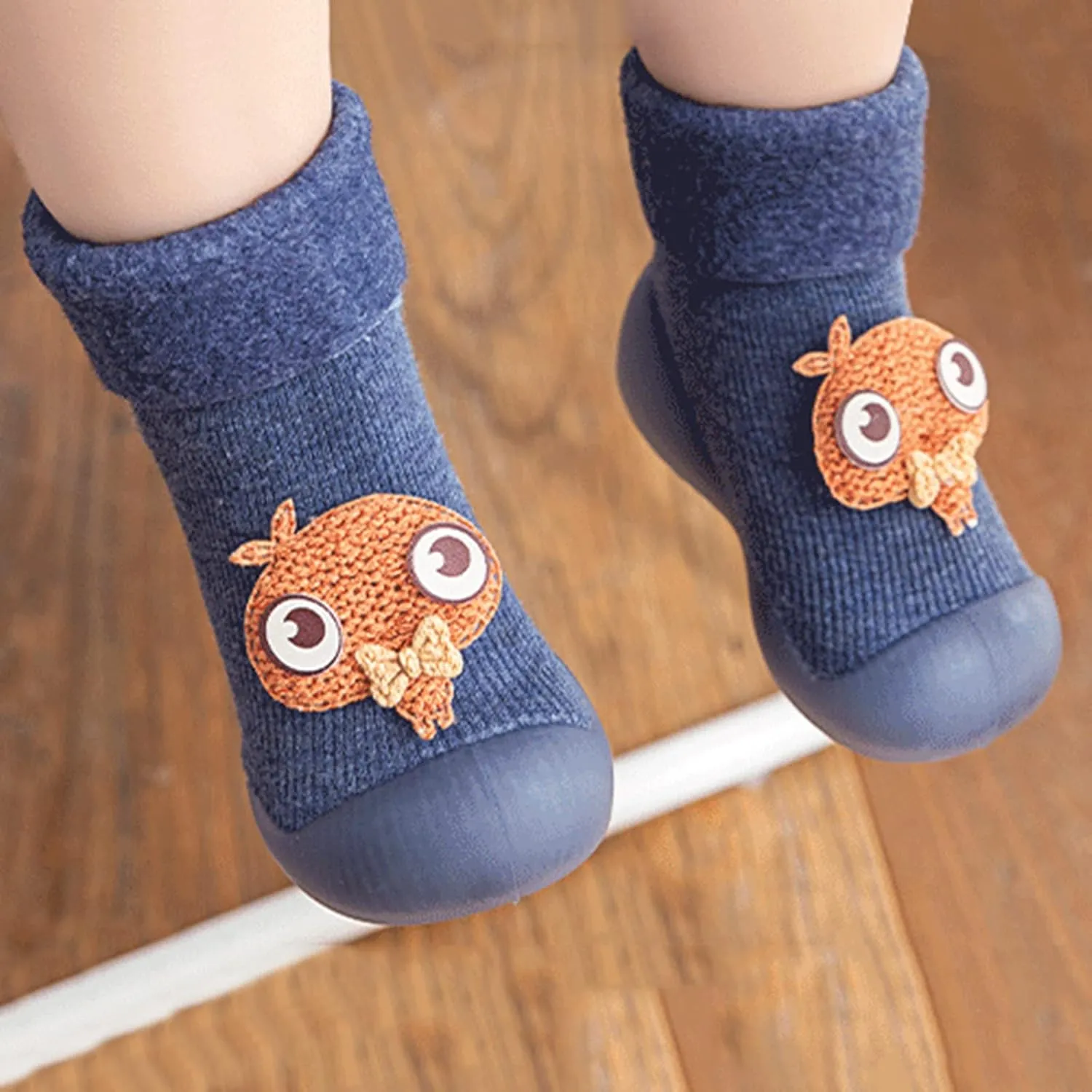 Strike Ride Shoes Girls Sole Socks Solid Girls Baby Kids Rubber Boys Warm Soft Knit Stocking Slipper Shoes Toddler Baby Shoes Toddler Boy Sandals Size 13