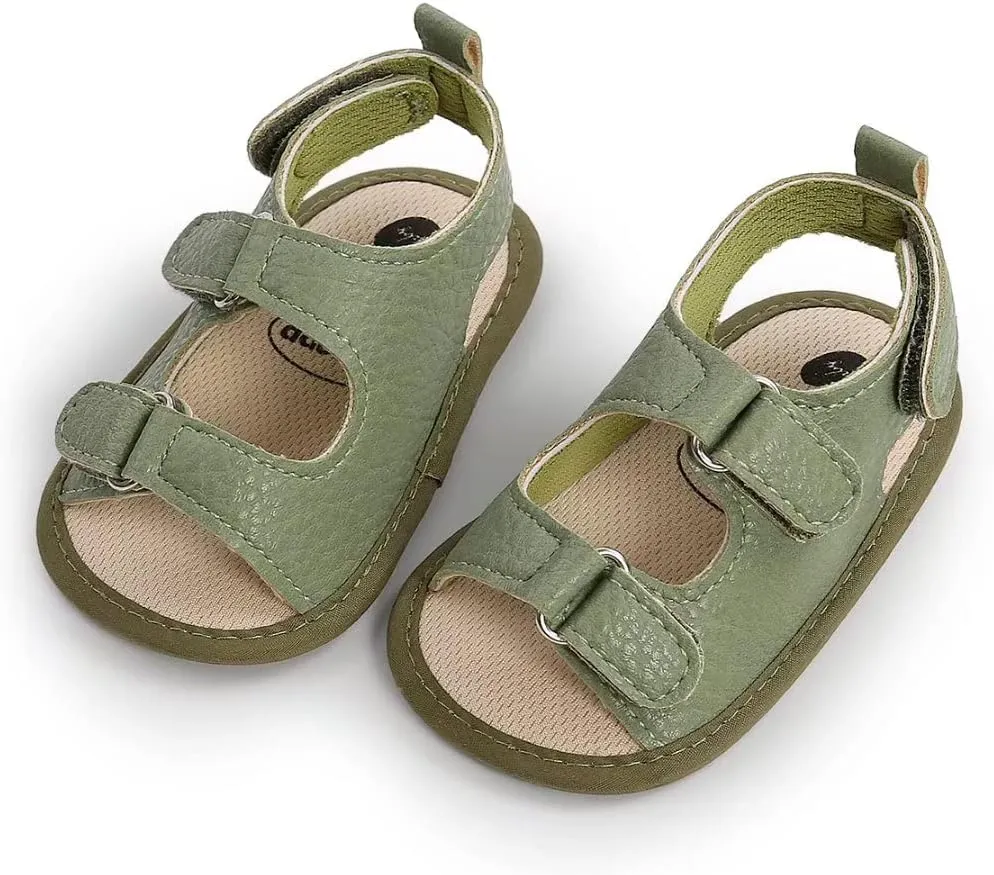 Stunner Baby Girls Boys Sandals Soft Sole Infant Shoes Summer Breathable Crib Shoes