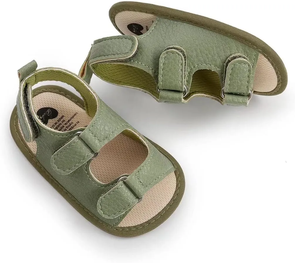 Stunner Baby Girls Boys Sandals Soft Sole Infant Shoes Summer Breathable Crib Shoes