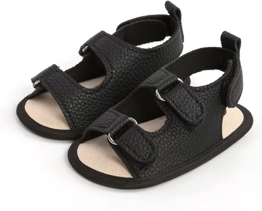 Stunner Baby Girls Boys Sandals Soft Sole Infant Shoes Summer Breathable Crib Shoes