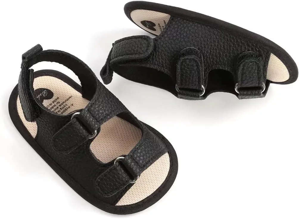 Stunner Baby Girls Boys Sandals Soft Sole Infant Shoes Summer Breathable Crib Shoes
