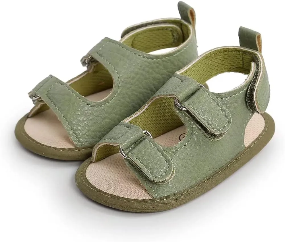 Stunner Baby Girls Boys Sandals Soft Sole Infant Shoes Summer Breathable Crib Shoes
