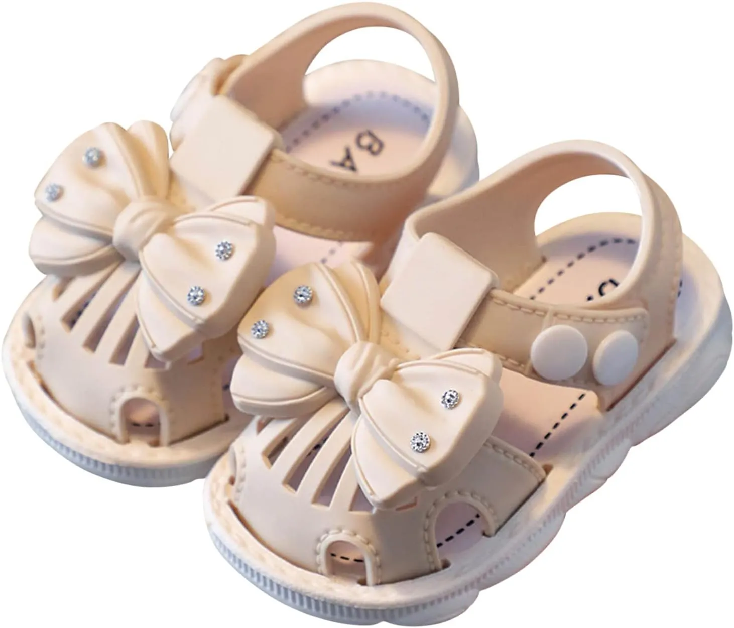 Summer Baby Kids Girls' Sandals Shoes Anti-skid Soft Soles Small Children's Flower Decorative Princess Shoes Classic