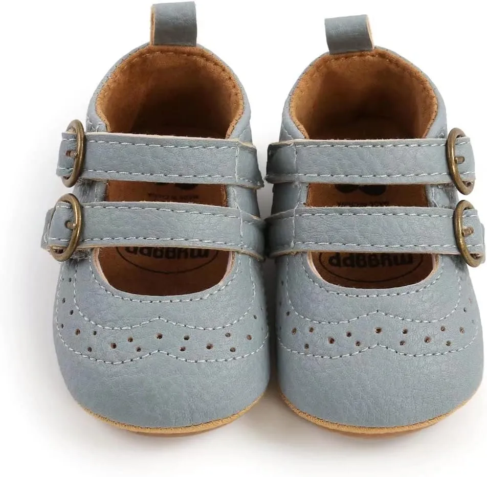 TN TANGNEST Baby Girls Mary Jane Flats Infant Princess Wedding Dress Shoes First Walkers Crib Shoes