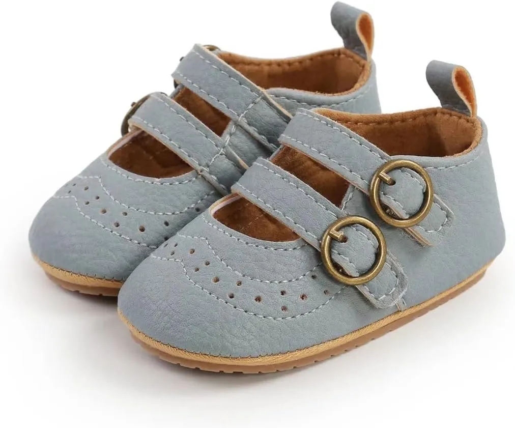 TN TANGNEST Baby Girls Mary Jane Flats Infant Princess Wedding Dress Shoes First Walkers Crib Shoes