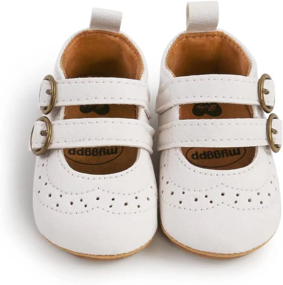 TN TANGNEST Baby Girls Mary Jane Flats Infant Princess Wedding Dress Shoes First Walkers Crib Shoes