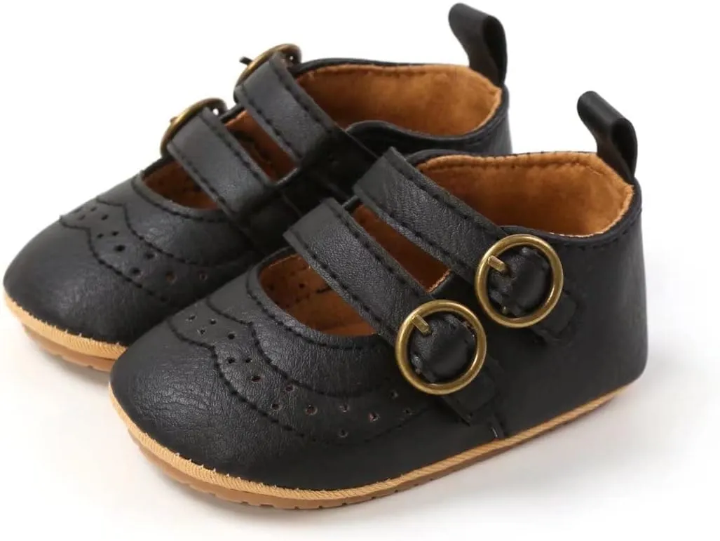 TN TANGNEST Baby Girls Mary Jane Flats Infant Princess Wedding Dress Shoes First Walkers Crib Shoes