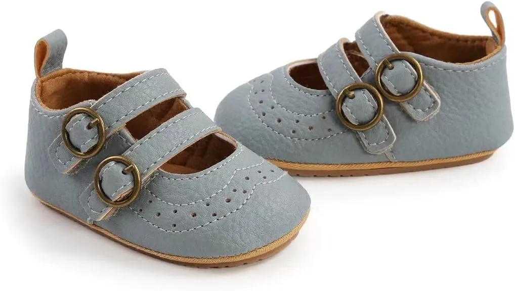 TN TANGNEST Baby Girls Mary Jane Flats Infant Princess Wedding Dress Shoes First Walkers Crib Shoes