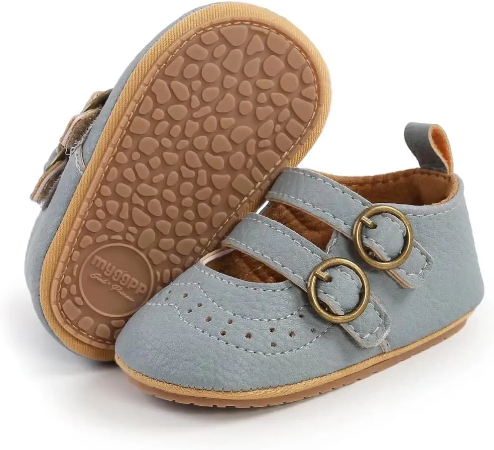 TN TANGNEST Baby Girls Mary Jane Flats Infant Princess Wedding Dress Shoes First Walkers Crib Shoes
