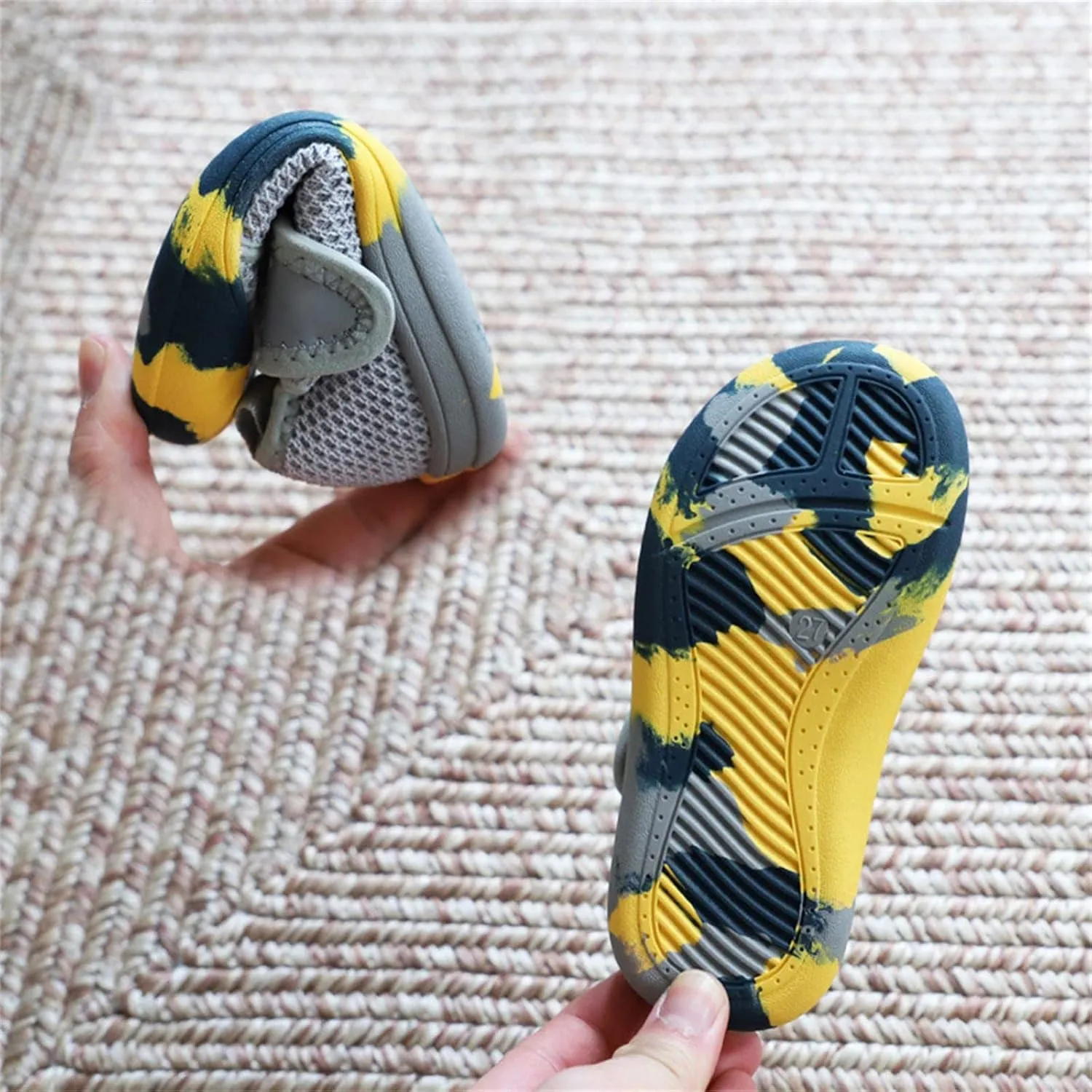 Toddler Baby Boy Girl Shoes Breathable Shoes Baotou Sneakers Mesh Baby Soft Sole Fashion Unisex Girl Tennis Shoes