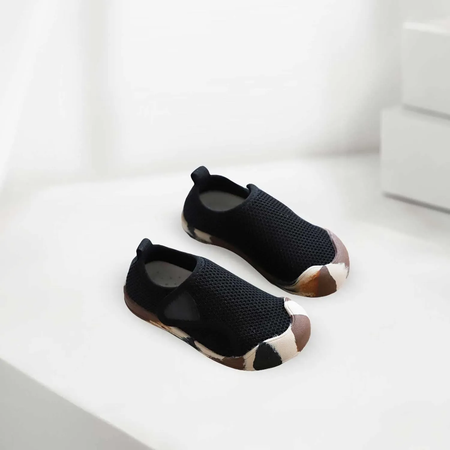 Toddler Baby Boy Girl Shoes Breathable Shoes Baotou Sneakers Mesh Baby Soft Sole Fashion Unisex Girl Tennis Shoes