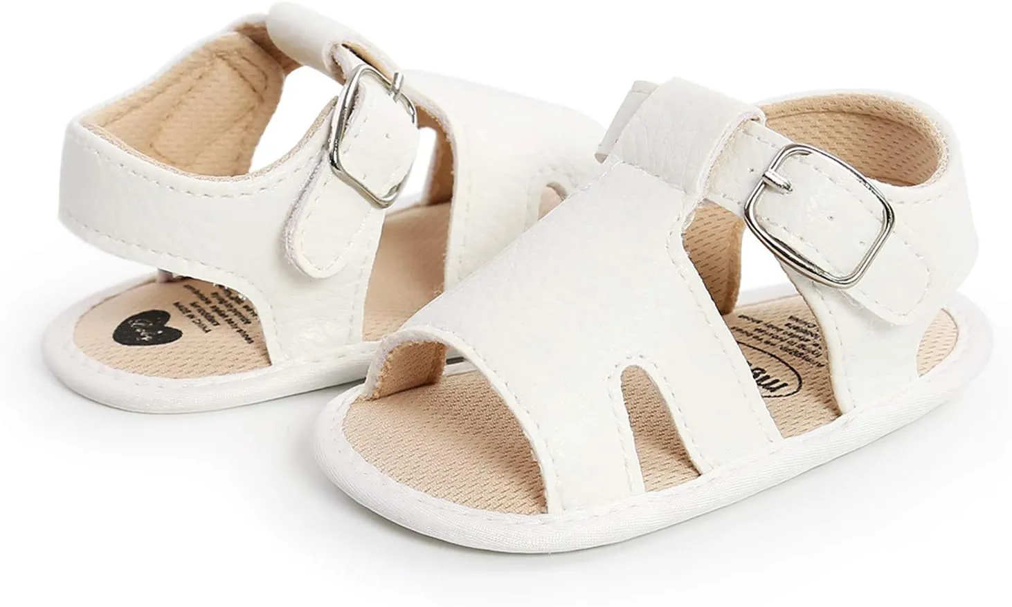 Toddler Baby Girl Boy Sandals Flats Summer Breathable Soft Anti Slip Rubber Sole Newborn Prewalker First Walking Shoes