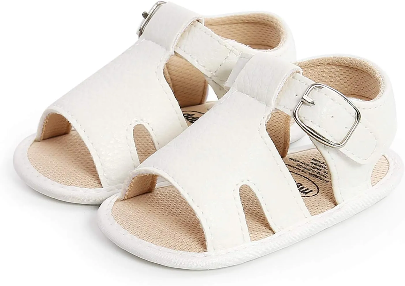 Toddler Baby Girl Boy Sandals Flats Summer Breathable Soft Anti Slip Rubber Sole Newborn Prewalker First Walking Shoes