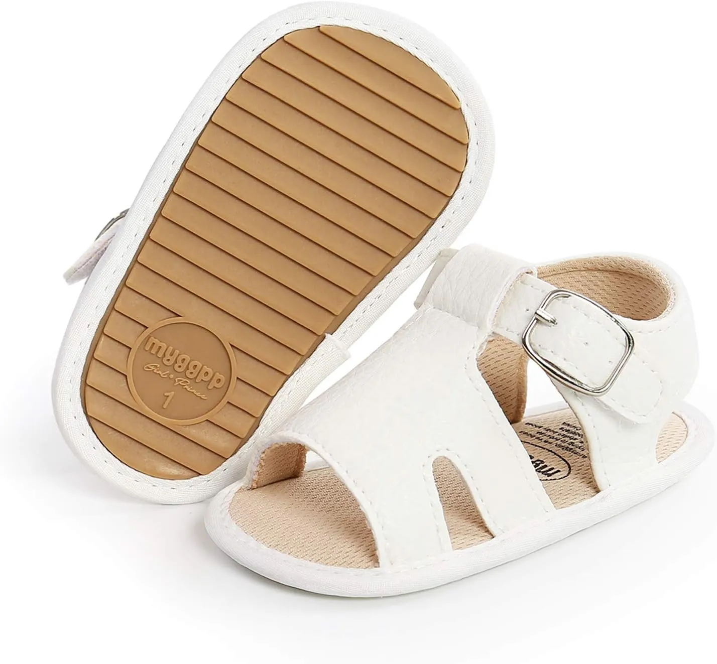 Toddler Baby Girl Boy Sandals Flats Summer Breathable Soft Anti Slip Rubber Sole Newborn Prewalker First Walking Shoes