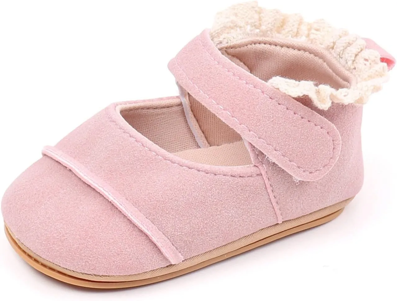 Toddler Baby Girls First Walking Dress Shoes Soft Sole Lace Hem Lightweight Toddler Athletic Sandals Boys