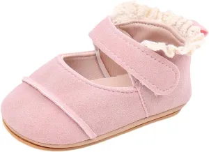Toddler Baby Girls First Walking Dress Shoes Soft Sole Lace Hem Lightweight Toddler Athletic Sandals Boys