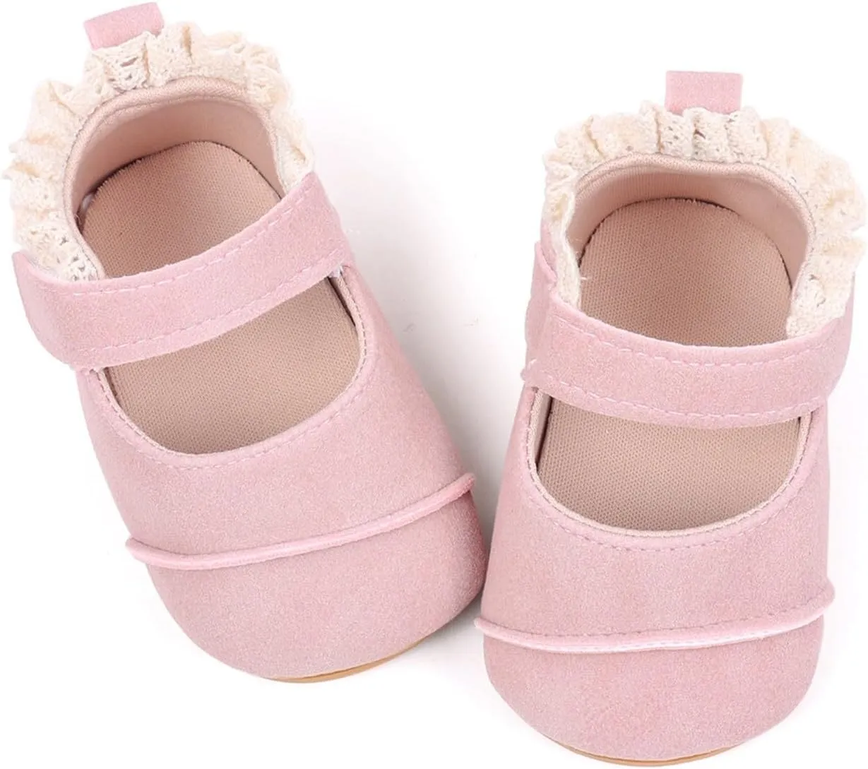 Toddler Baby Girls First Walking Dress Shoes Soft Sole Lace Hem Lightweight Toddler Athletic Sandals Boys