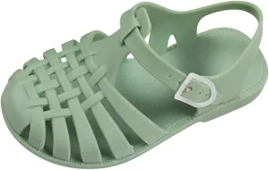 Toddler Boys Girls Sandals Shoes Baby Kids Children Cute Candy Slip On Hollow Out Non-slip Soft Sole Beach Shoes P-171 Green 8.5
