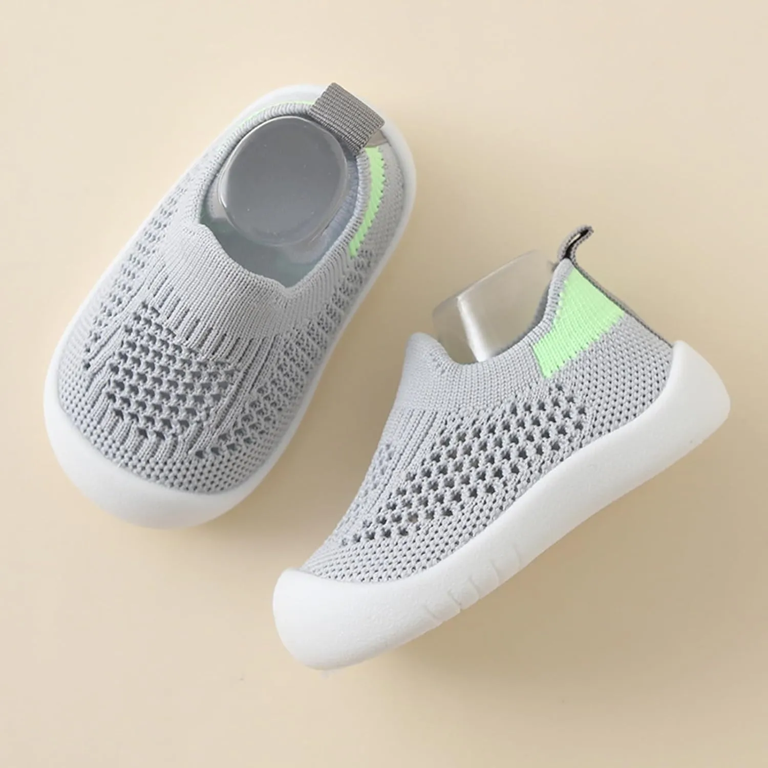 Toddler Boys Girls Shoes Baby Sock Shoes Non-Slip Breathable Sneakers Lightweight Mesh on Floor Slipper