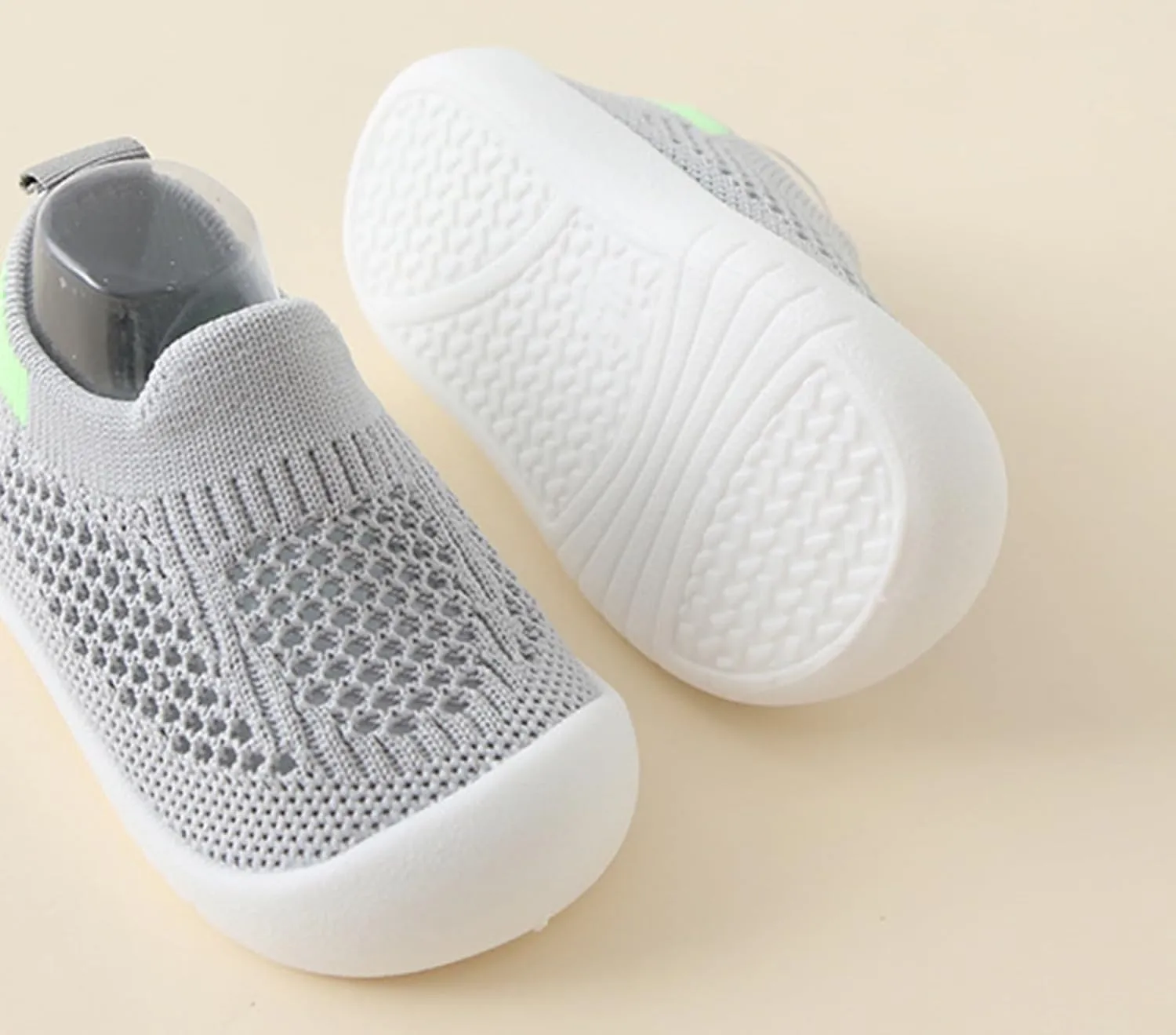 Toddler Boys Girls Shoes Baby Sock Shoes Non-Slip Breathable Sneakers Lightweight Mesh on Floor Slipper
