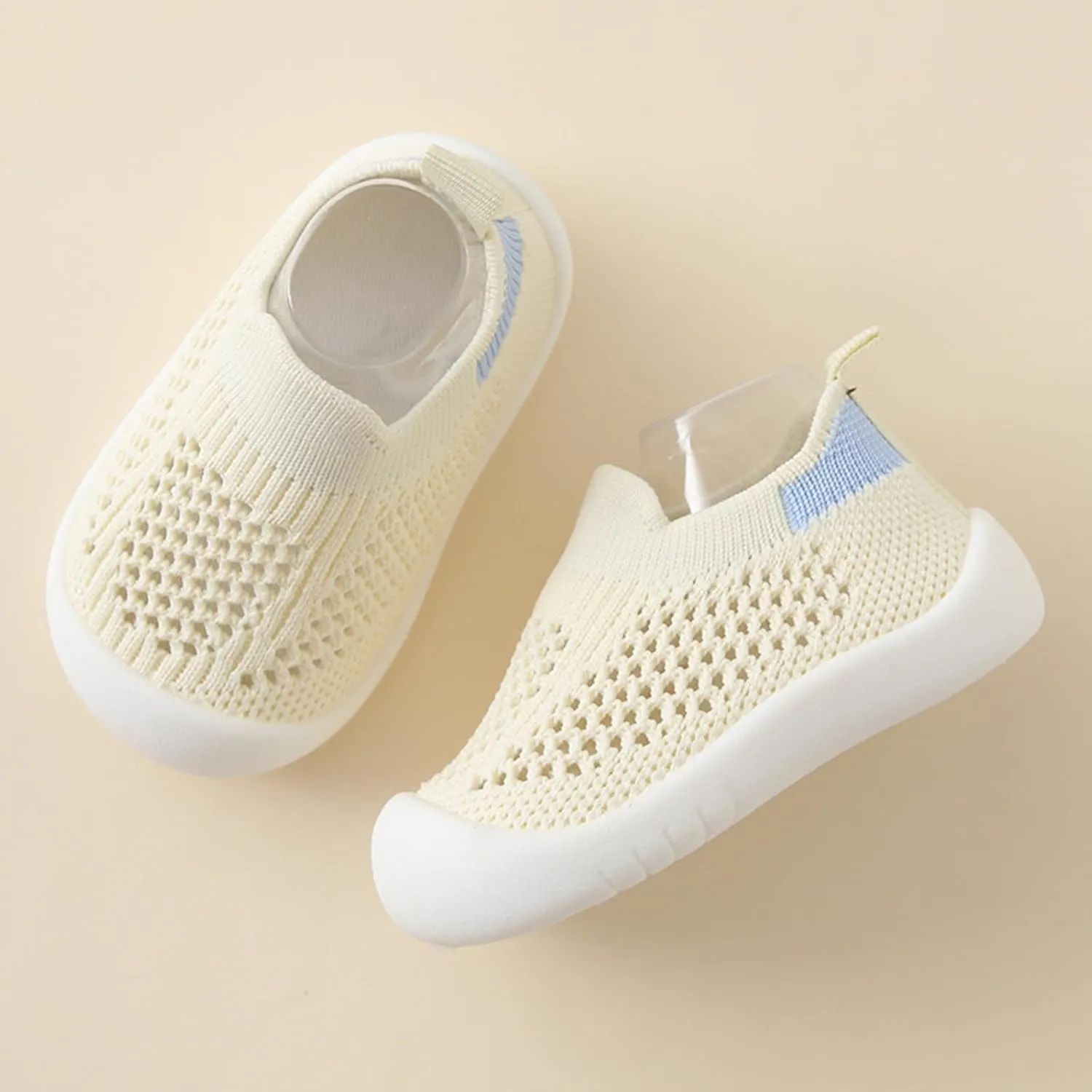 Toddler Boys Girls Shoes Baby Sock Shoes Non-Slip Breathable Sneakers Lightweight Mesh on Floor Slipper