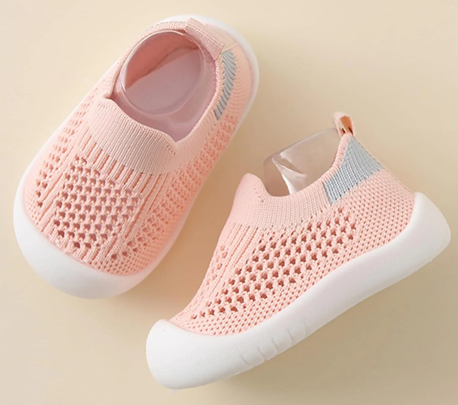 Toddler Boys Girls Shoes Baby Sock Shoes Non-Slip Breathable Sneakers Lightweight Mesh on Floor Slipper