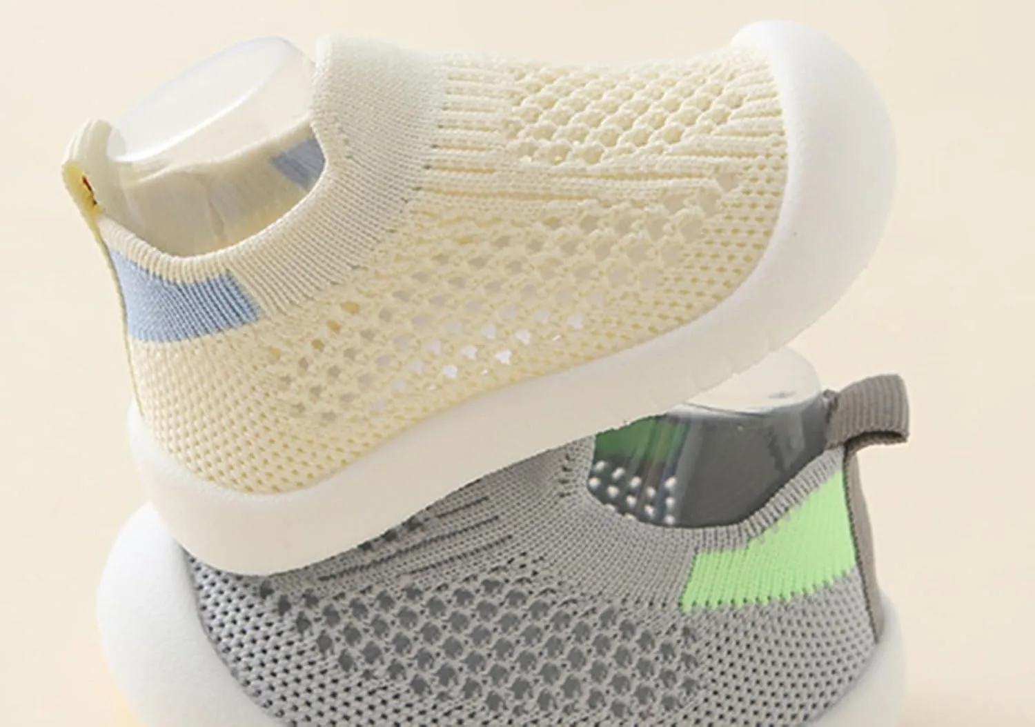 Toddler Boys Girls Shoes Baby Sock Shoes Non-Slip Breathable Sneakers Lightweight Mesh on Floor Slipper